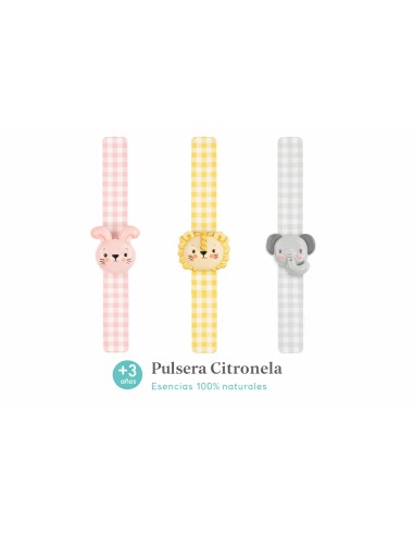 Suavinex Pulsera Citronela - Byzylyk kunder mushkonjave (+3 vjeç)