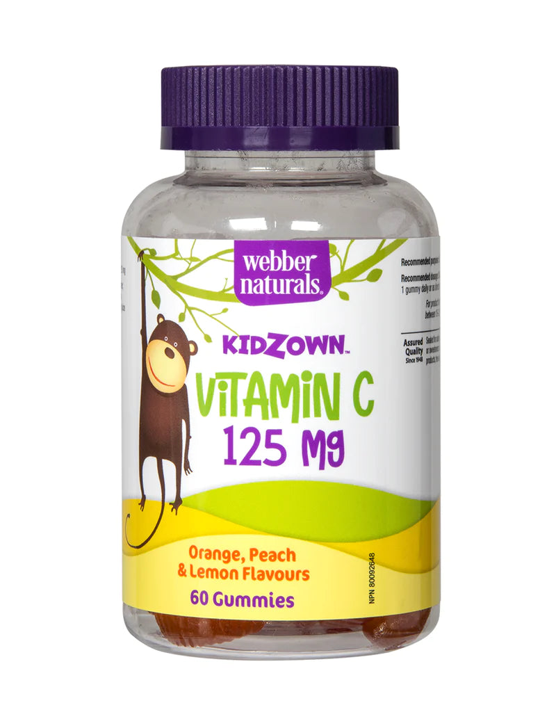 Webber natural -Kidzown Vitamin C 125 Mg * 60