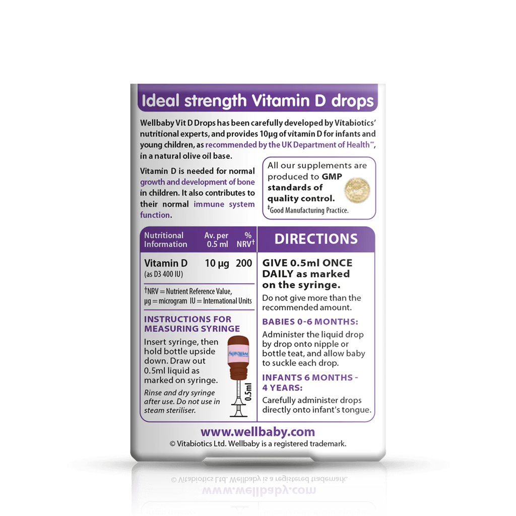 Vitabiotics – Wellbaby Vit D Drops