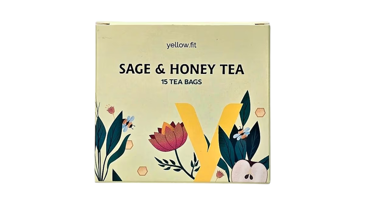 yellow.fit Çaj Sherebelë & Mjaltë (15 bustina)